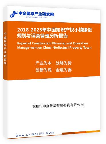 2018-2023年中國知識產(chǎn)權(quán)小鎮(zhèn)建設(shè)規(guī)劃與運營管理分析報告