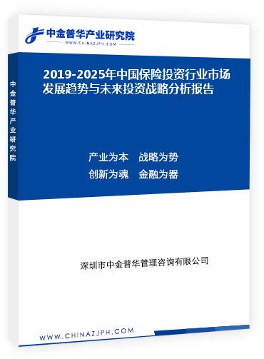 2019-2025年中國(guó)保險(xiǎn)投資行業(yè)市場(chǎng)發(fā)展趨勢(shì)與未來(lái)投資戰(zhàn)略分析報(bào)告